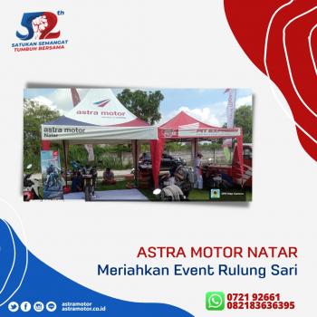Honda Astra Motor Natar Turut Ramaikan Kegiatan Sunatan Masal di Lapangan Rulung Sari