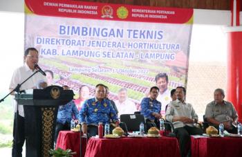 Bupati Lampung Selatan Nanang Ermanto Hadiri Bimtek Ditjen Hortikultura Kementerian PertanianÂ 