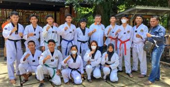 Serap Aspirasi Komunitas Taekwondo Tulang Bawang, Junaidi: Mari Support Potensi Altit Kita