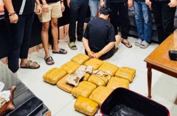 Polda Lampung Ungkap Peredaran Ganja 13,8 Kg, Warga Lampung Selatan Diamankan 