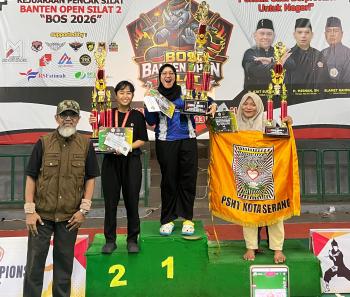 Pesilat Lampung Juara Umum Banten Open Championship, Sabet 4 Emas dan 1 Perak