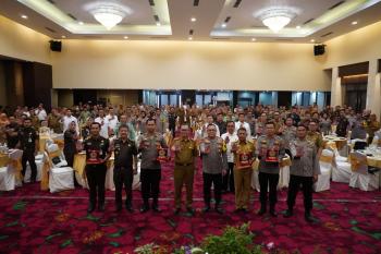 Kapolda Lampung Hadiri Rapat Kerja Daerah Unit Pemberantasan Pungli (UPP) Provinsi Lampung tahun 2023