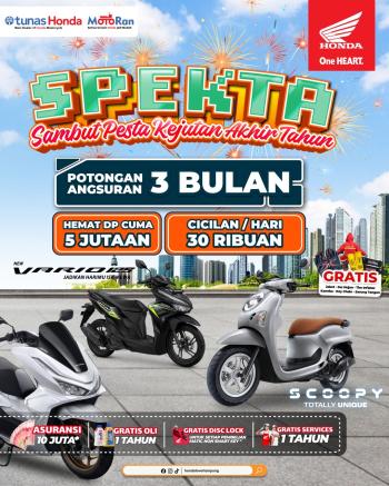 SPEKTA! Sambut Pesta Kejutan Akhir Tahun, Honda Hadirkan Promo Spesial untuk Konsumen   