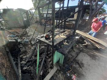 Pedagang Mulai Berjualan di Lokasi Kebakaran Pasar Tempel eks Pabrik Karet 
