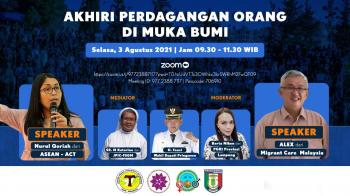 Akhiri Perdagangan Orang di Muka Bumi