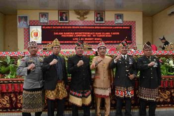 DPRD Lampung Barat Gelar Paripurna HUT Provinsi Lampung ke-59Â 