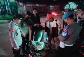 Seorang Terduga Pengguna Narkoba, Terjaring Patroli Gabungan 