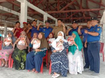 Dinas Damkar Pemkab Lampung Selatan Berikan Edukasi Ibu Ibu Pokja PKKÂ 