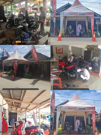 ISTANA MOTOR 1 Gelar Service Kunjung dan Pameran Tenda Honda