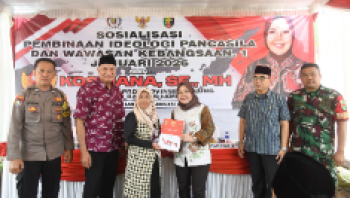 DPRD Provinsi Lampung Dapil I Bandar Lampung Gelar Sosialisasi Pembinaan Ideologi Pancasila