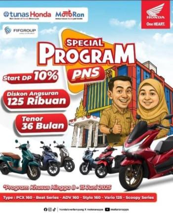 Astra Motor Natar Hadirkan Program Spesial untuk PNS: DP Mulai 10% dan Diskon Angsuran hingga 125 Ribu!   