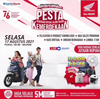 Pesta Perayaan Spesial Ulang Tahun Kemerdekaan Bersama Tunas Honda dan Jaringannya NSS Kedaton