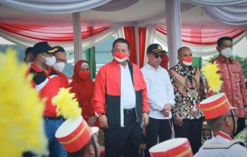 Kirab Marching Band Berlangsung Meriah, Gubernur Dorong Generasi Muda Tumbuhkan Rasa Cinta Tanah Air, Patriotisme dan Nasionalisme