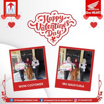 Bertepaatan Dengan Hari Kasih Sayang, Dealer Istana Motor Bandar Jaya Membagikan Reward Kepada Konsumen SetiaÂ 