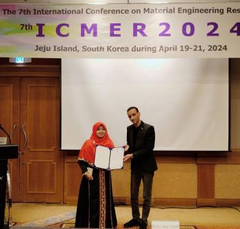 Dosen FMIPA Raih Penghargaan â€œBest Oral Presentationâ€ dalam Konferensi Internasional di Korea Selatan
