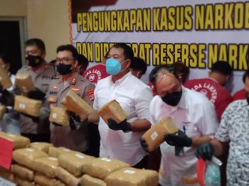 Polda Lampung Tidak Menangkap Bos Jaringan Sabu-Sabu 3 Kilogram