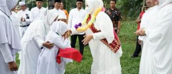 Winarni Hadiri Manasik Haji Anak PAUD Se-Kecamatan Merbau Mataram
