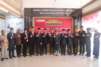 Jaga Warisan Bangsa, Wujudkan Reformasi Hukum: Kanwil Kemenkum Lampung Peringati Puncak Hari Pengayoman Ke-80