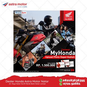 Kontes Berhadiah Jutaan Rupiah Bersama Honda Via Sosmed