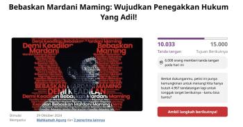 Heboh Petisi Mardani Maming, Ribuan Tanda Tangan Terkumpul Dalam 24 Jam  