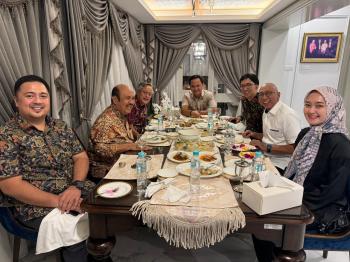 Mirza dan Jihan Bahas Sinergi Pembangunan Lampung Maju Dengan Menteri PPN/ Bappenas  