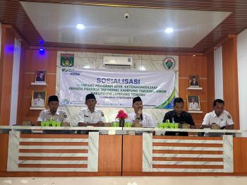 BPJS Ketenagakerjaan Sosialisasikan Manfaat Jaminan Sosial Kepada Pekerja Informal di Kampung Tanjung Anom   