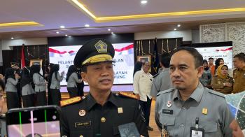 Kepala Kantor Kementerian Hukum Lampung Melantik Tiga Pejabat Manajerial 