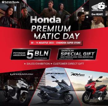 Main Dealer dan Jaringannya NSS Kedaton Mengadakan Honda Premium Matic Day di Chandra Superstore