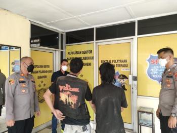 KSKP Bakauheni Ringkus 2 Pemuda Pemeras Supir di Tol Balaraja 