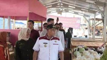 Bupati Nanang Ermanto Awasi Langsung Pembangunan: Revitalisasi Pasar Modern Natar Semakin Dekat