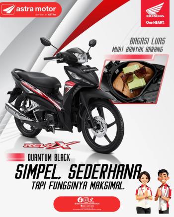 Honda Revo X: Solusi Berkendara Efisien dengan Fungsionalitas Maksimal di Astra Motor Imam Bonjol