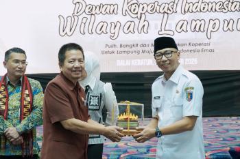 Pemprov Lampung Dorong Koperasi Perkuat Hilirisasi Komoditas Lokal   