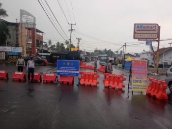 Hari Kedua Penyekatan, Arus Lalu Lintas di Posko Kemiling, Ramai Lancar