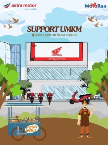 Astra Motor Dukung Penuh UMKM Lokal Lewat Program "Support UMKM"
