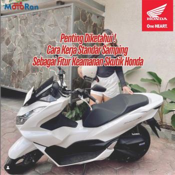 Penting Diketahui, Cara Kerja Standar Samping Sebagai Fitur Keamanan Skutik Honda 