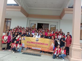 Semangat Komunitas Kerasulan Kerahiman Ilahi St. Perawan Maria Keuskupan Tanjungkarang Merayakan Minggu Kerahiman Ilahi