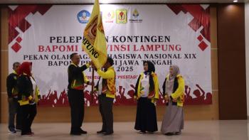 Ketum KONI Lampung Lepas 194 Atlet ke POMNAS 2025, Tekankan Sportivitas dan Jaga Nama Daerah