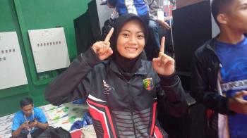 Riski Enjel Pinata Persembahkan Emas Perdana untuk IPSI Lampung di PON Beladiri Kudus