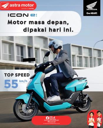 Honda ICON e: Solusi Motor Listrik Praktis untuk Mobilitas Harian
