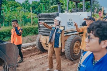 Perbaikan Jalan di Lampung Dipercepat, Pemeliharaan Jelang Mudik Juga Terus Berjalan