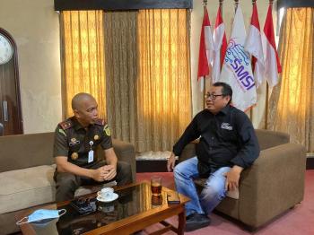 Ketum SMSI Pusat Disambangi Kepala Kejaksaan Tinggi DKI