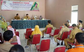 Ciptakan Daya Pangan Berkualitas, DKP Lampung Selatan Gelar Pertemuan Teknis dengan UPT Pertanian dan PPL