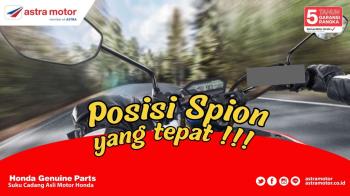 Cara Mengatur Posisi Spion Sepeda Motor Yang Tepat