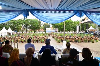 Pemerintah Kabupaten Lampung Selatan resmi menggelar Lamsel Fest 2025 dengan tagline “The Crown of Krakatoa