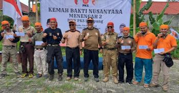Kemah Bakti Nusantara PKS Lampung Junaidi Auly Ajak Anggota Untuk Terus Melayani MasyarakatÂ 