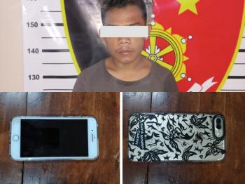 Pemuda 20 Tahun Gasak Handphone di Kontrakan