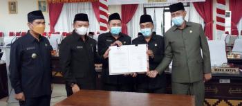 Bentuk Peraturan Daerah, DPRD Sahkan RPJMD Kabupaten Lampung Selatan Tahun 2021-2026