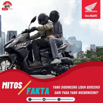 Mitos / Fakta Yang di Bonceng Lebih Beresiko Dari Pada Yang Ngebonceng
