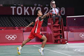 Takluk dari Chen Long, Anthony Ginting Tatap Medali Perunggu Olimpade Tokyo 2020