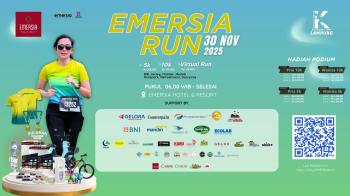 Emersia Hotel & Resort Bandar Lampung Siap Gelar Emersia Run 2025, Apresiasi Penuh untuk Para Sponsor